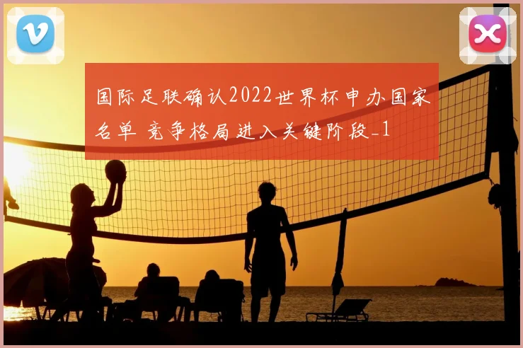 国际足联确认2022世界杯申办国家名单 竞争格局进入关键阶段_1