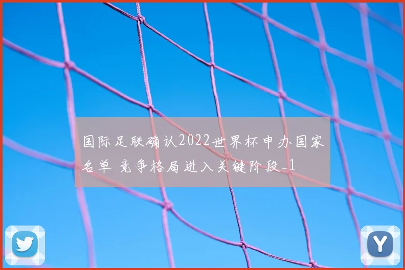 国际足联确认2022世界杯申办国家名单 竞争格局进入关键阶段_1